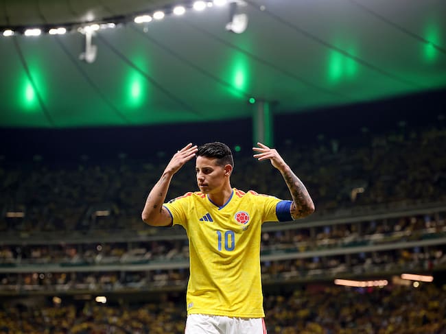 James Rodríguez brilla en Colombia: iguala histórico récord del Pibe Valderrama y Freddy Rincón. (Photo by Hector Vivas - FIFA/FIFA via Getty Images)