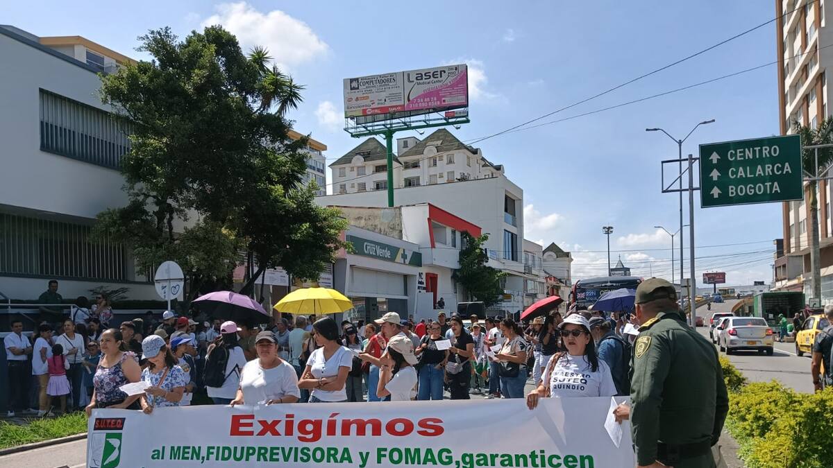 Luz Stella León, presidente del Suteq, Quindío
