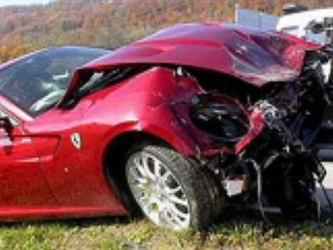 Ferrari accidentado de Cristiano Ronaldo saldrá a subasta