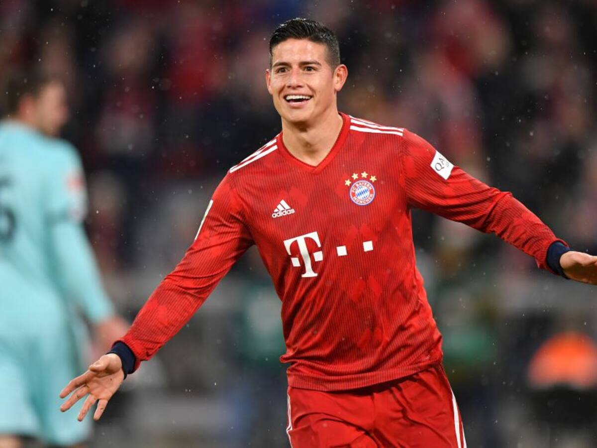 La clave detrás del gran rendimiento de James en el Bayern Múnich