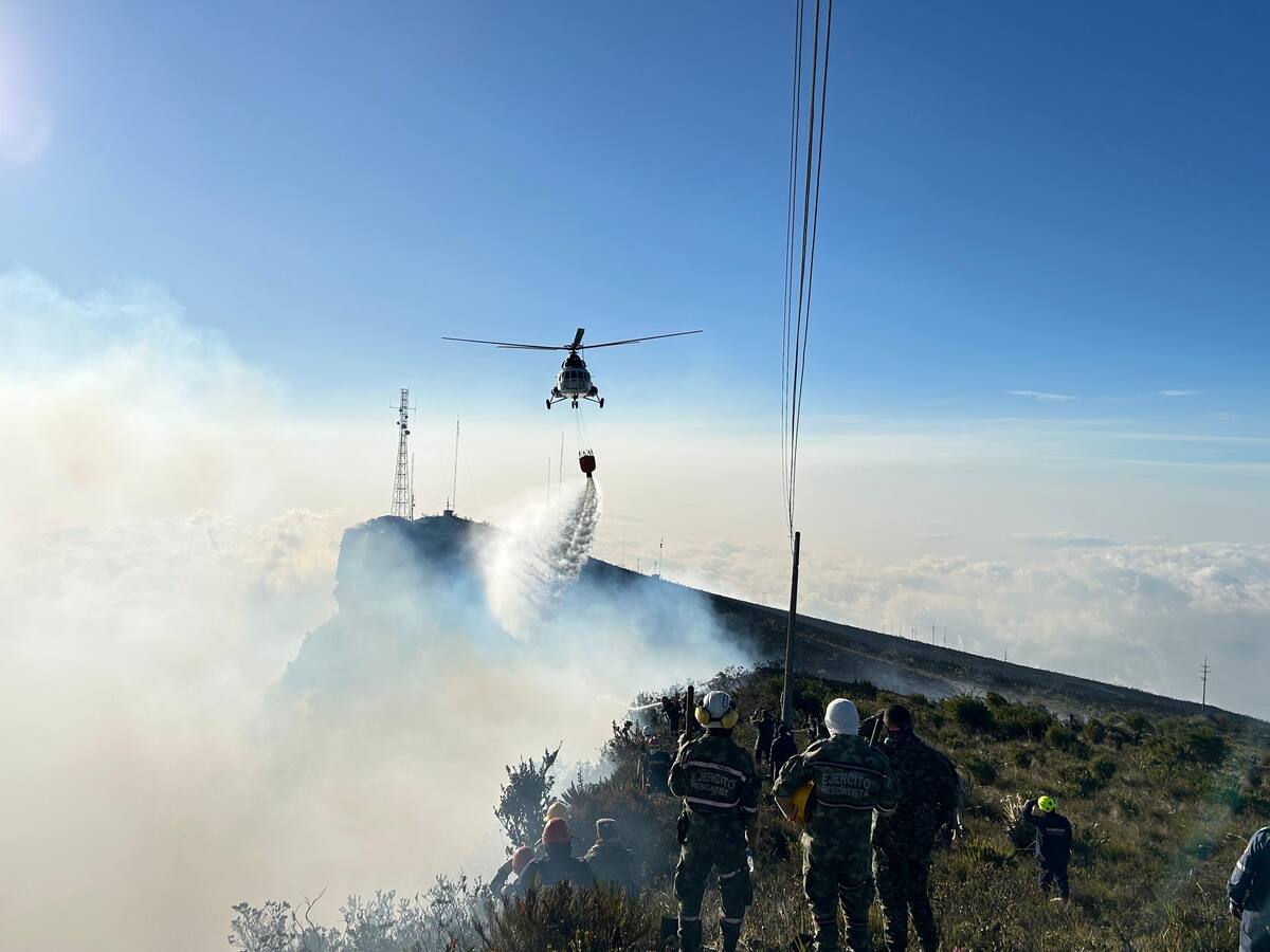 Incendio en páramo de Santurbán está controlado en un 98%