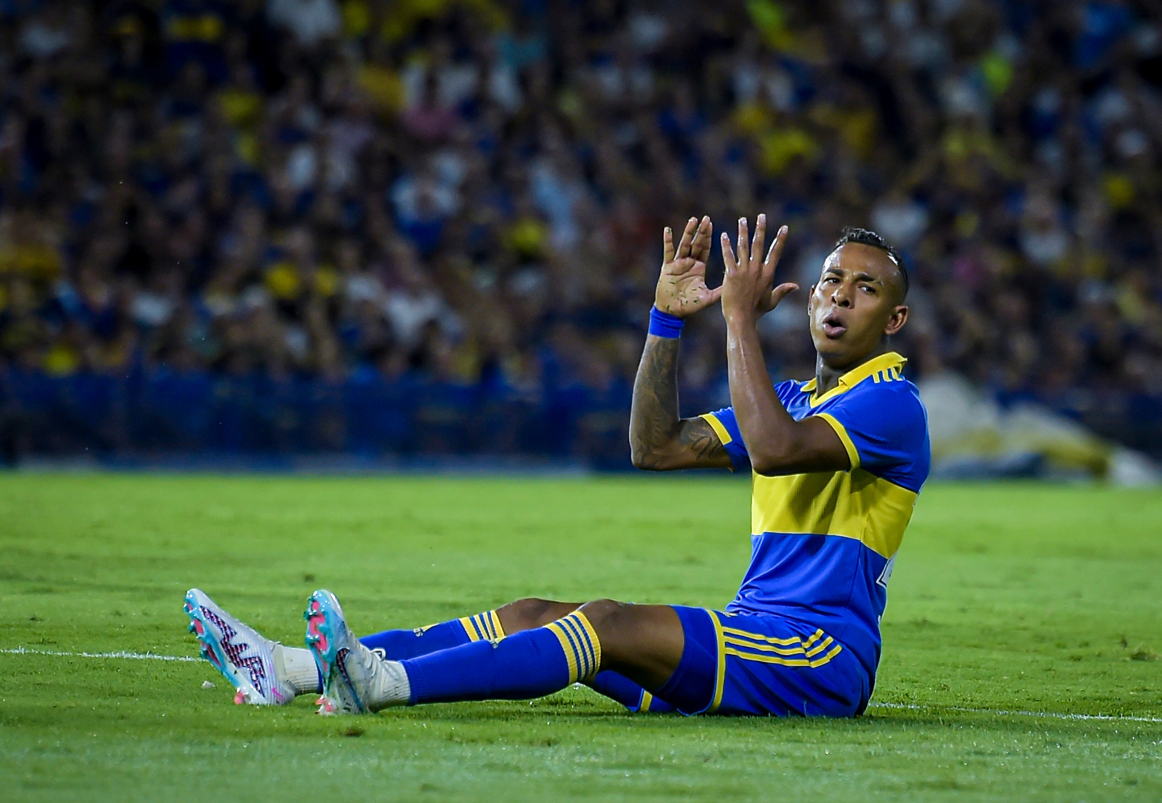 Sebastián Villa suma 150 partidos con Boca Juniors. (Photo by Marcelo Endelli/Getty Images)