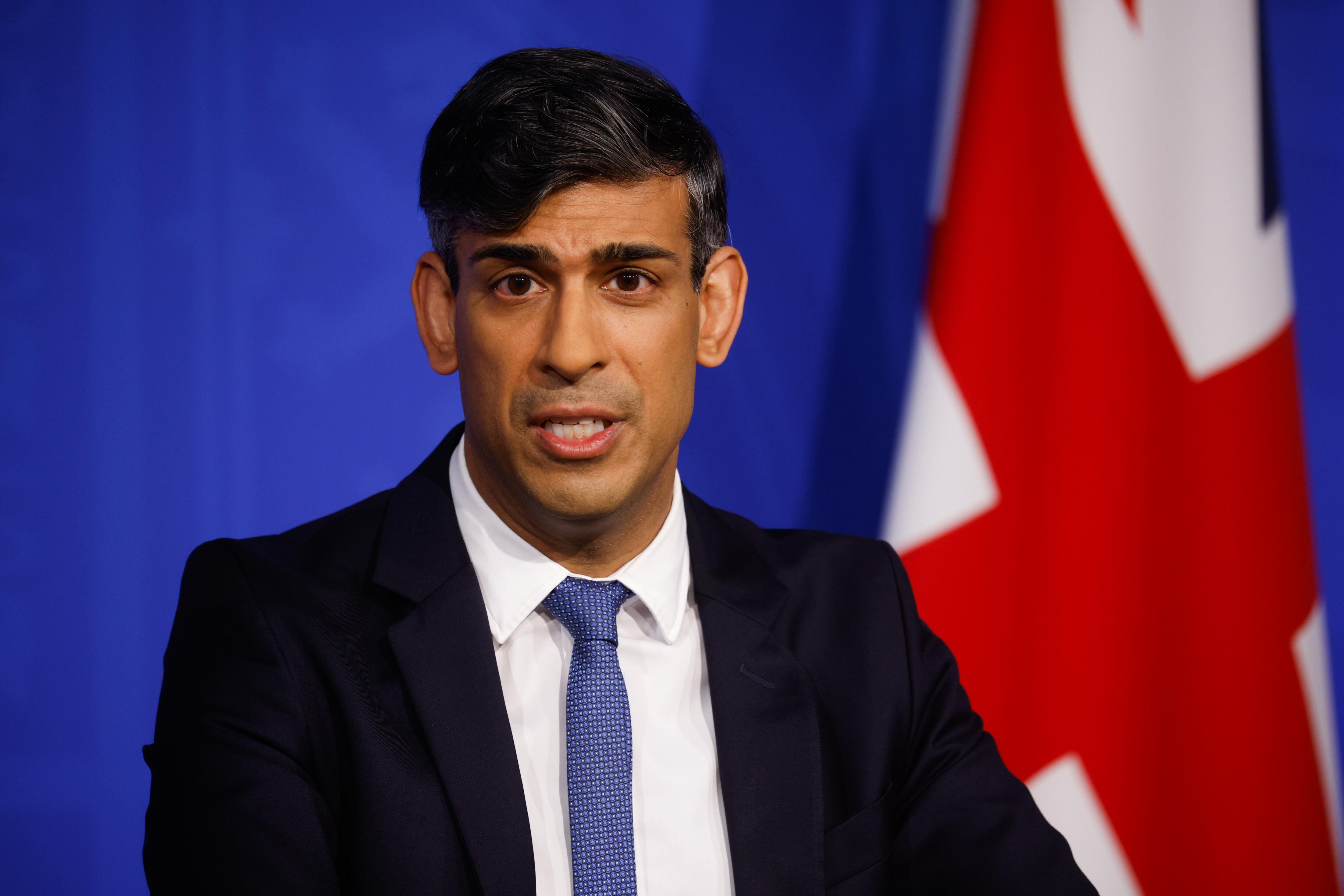 London (United Kingdom), British Prime Minister Rishi Sunak.  EFE/EPA/JASON ALDEN / POOL