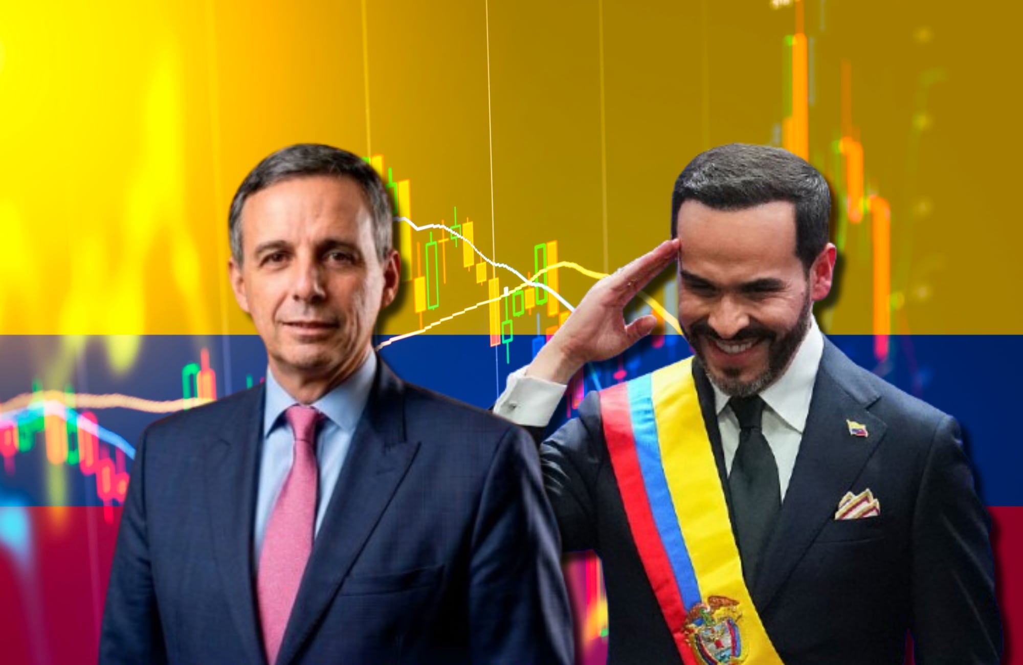 Miguel Gómez y Abelardo de la Espriella. Foto: Colprensa / (Photo by Andres Acero/Anadolu via Getty Images)