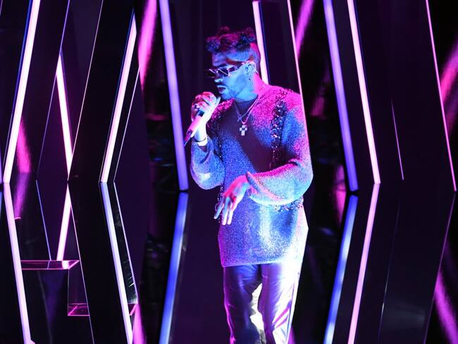 Presentación de Bad Bunny durante la ceremonia 63 de los premios Grammy