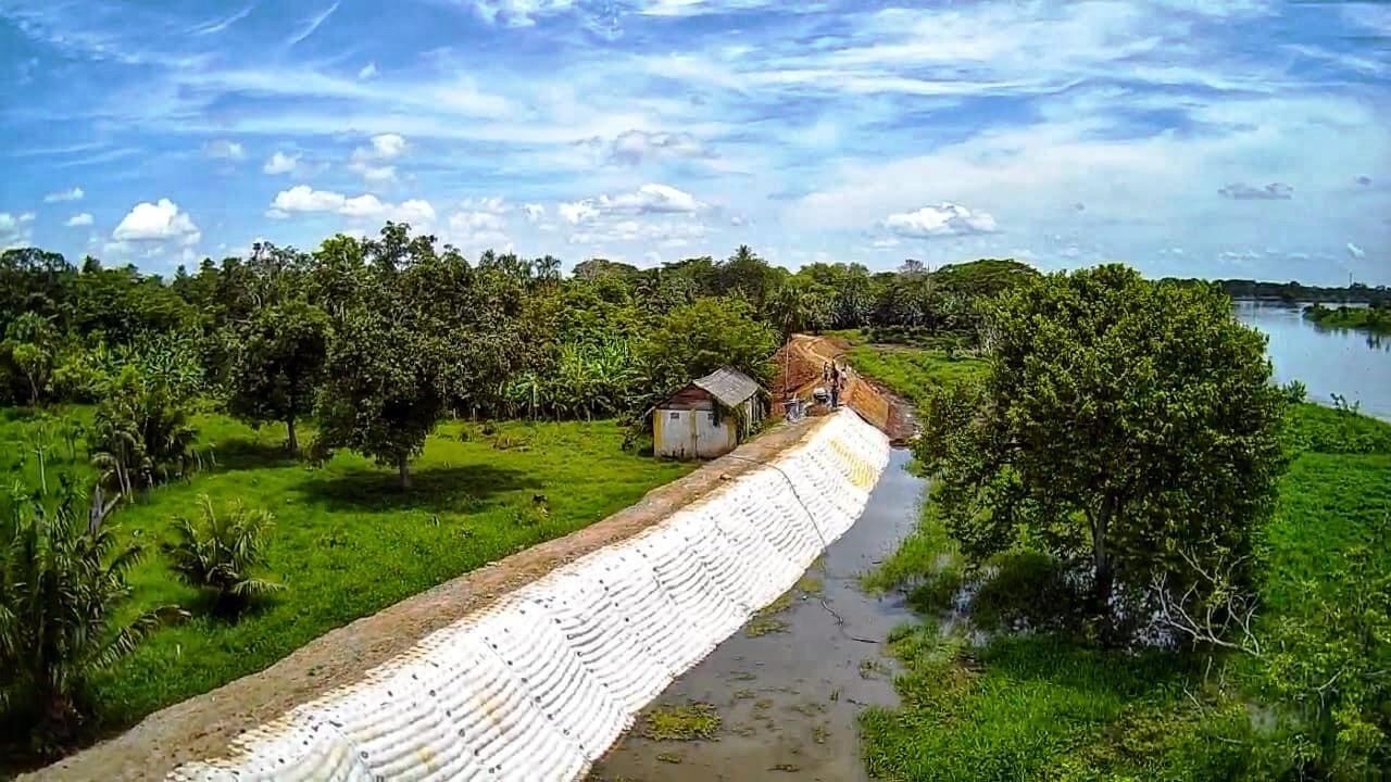 Cormagdalena entrega obra de protección de orilla en Margarita, Bolívar