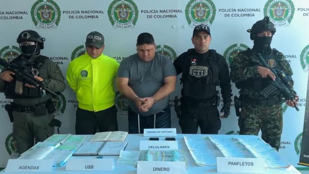 Capturado presunto cabecilla financiero de la disidencia de las Farc en Cúcuta