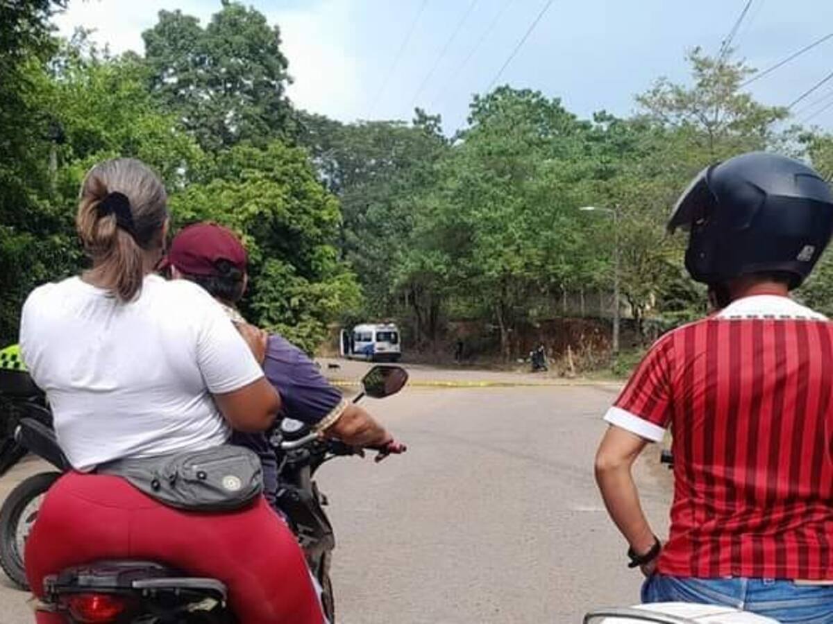 Joven pareja perdió la vida en ataque armado cerca a una base militar en Barrancabermeja
