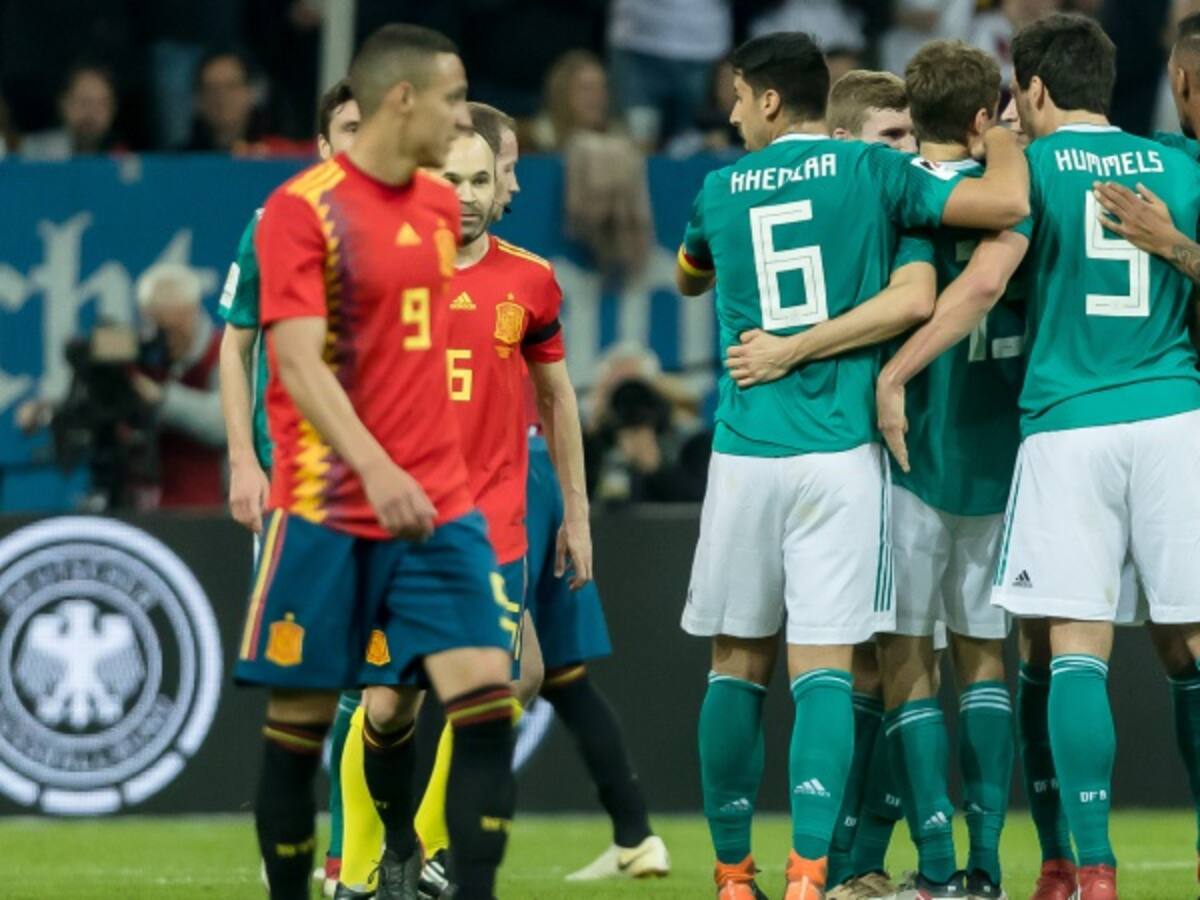 En empate termina Alemania-España, dos favoritas al título en Rusia