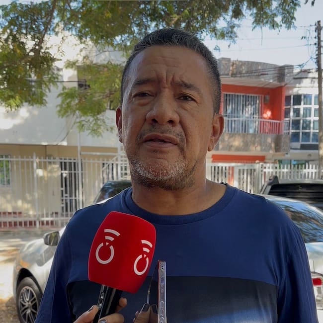 Gilberto De Hoyos, papá de Seili Paola de Hoyos. // Caracol Radio Cartagena