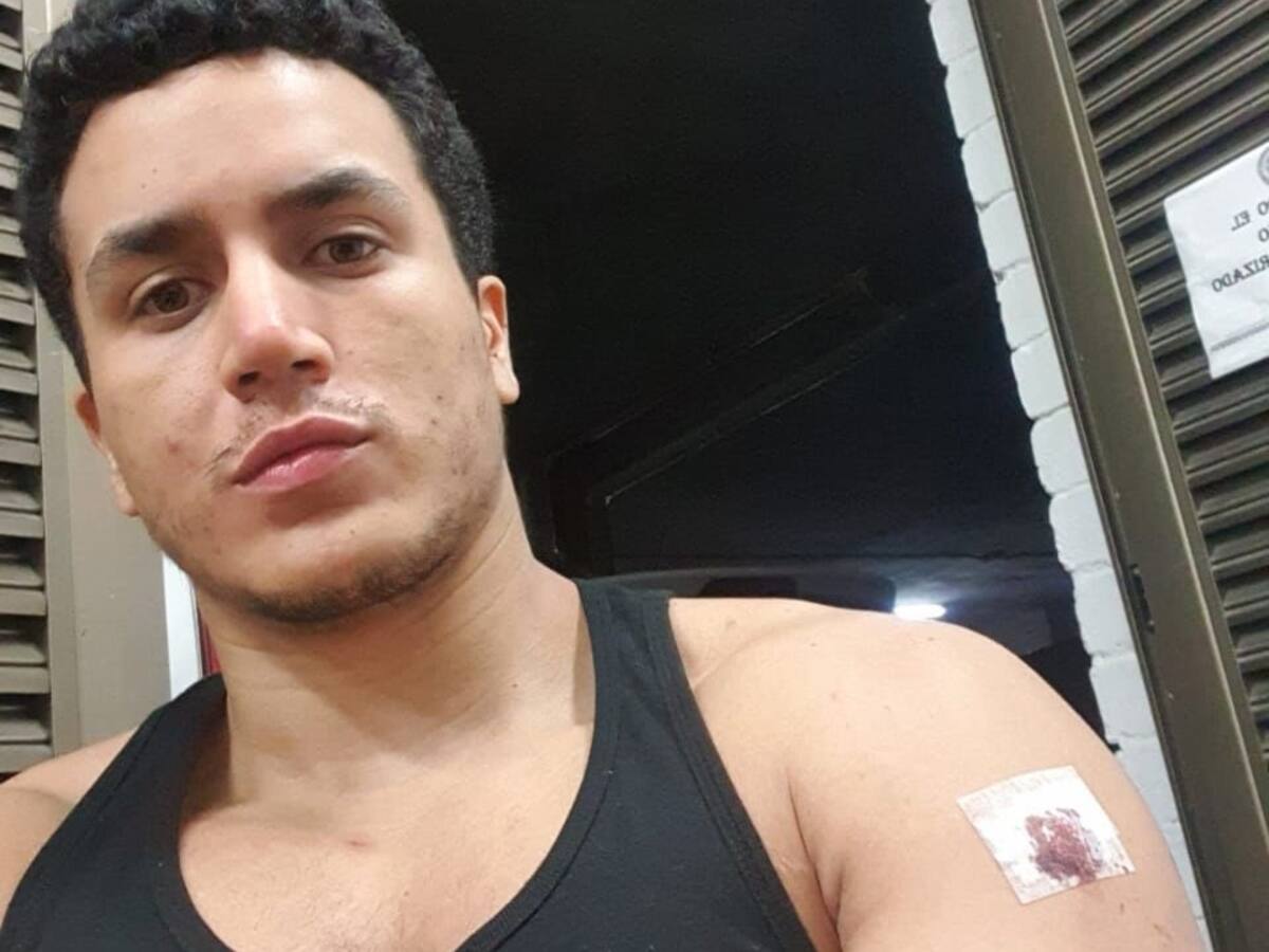 El testigo de Daily Cop herido en Medellín fue traslado a una cárcel