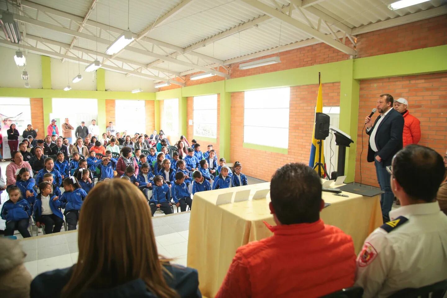 Inauguran planta de tratamiento de aguas residuales y restaurante escolar