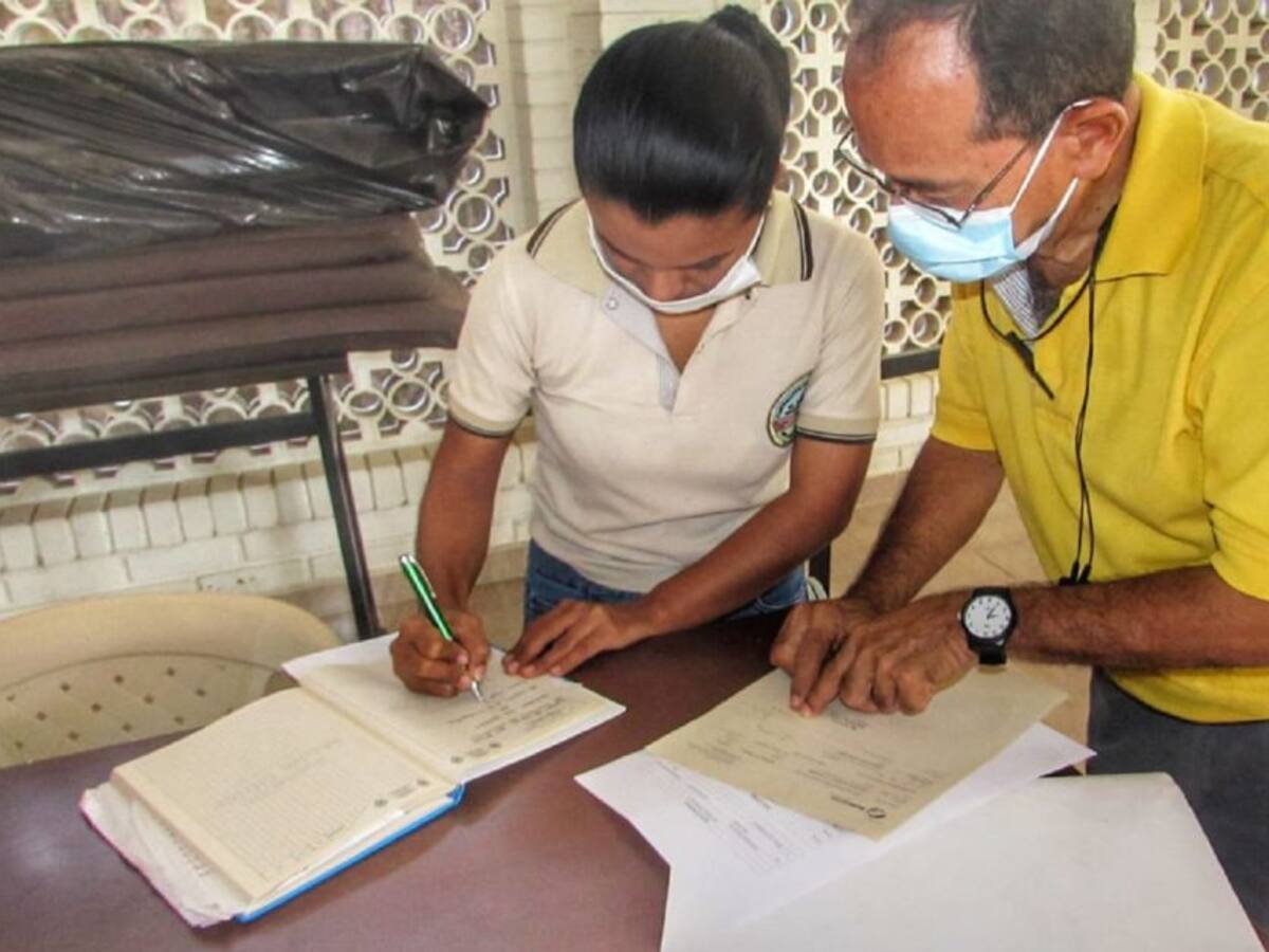 Inició entrega de bioseguridad para clases presenciales en Cartagena