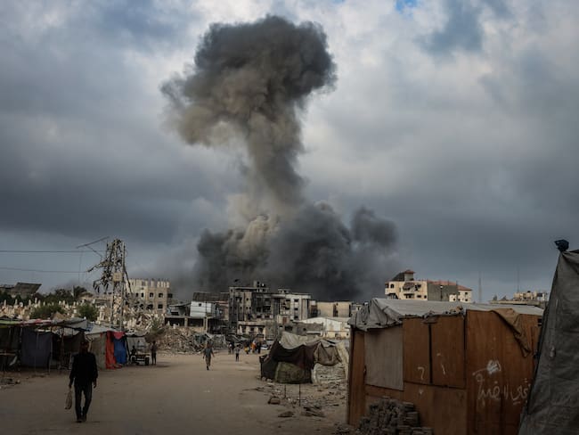 Images de referencia Gaza. Foto:Hamza Z. H. Qraiqea/Anadolu via Getty Images