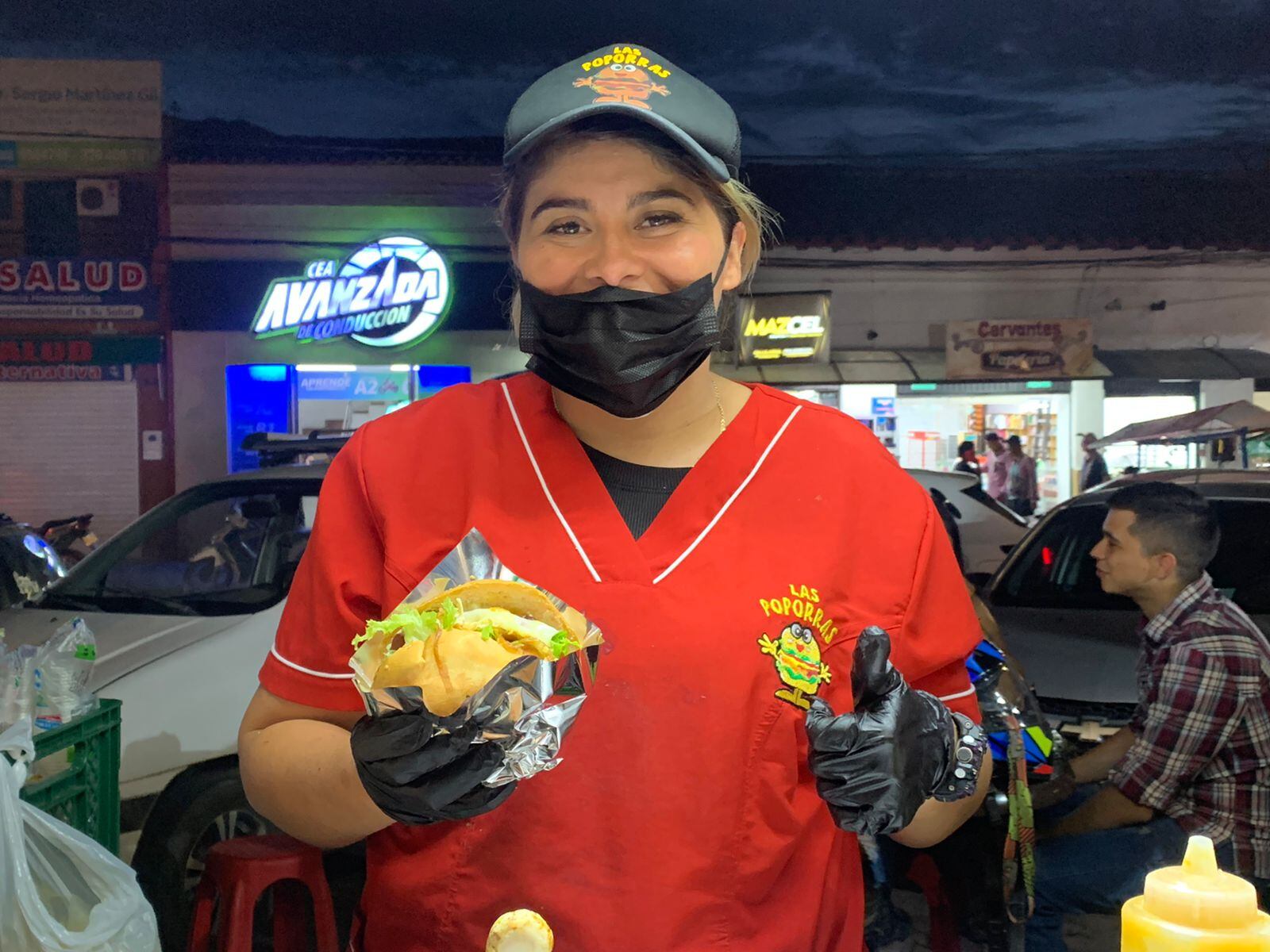 Jaida Celis, hamburguesa Poporra