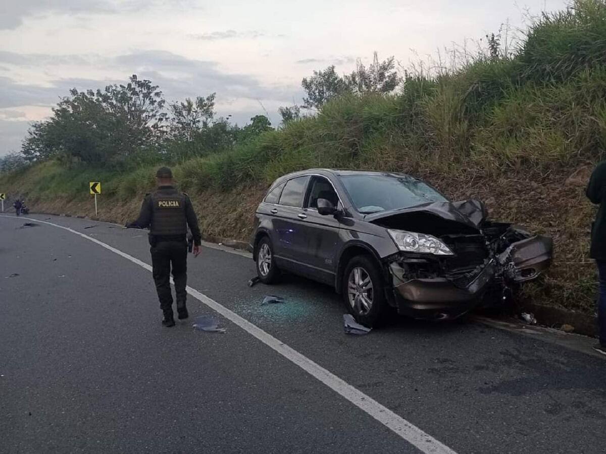 Grave accidente en la vía Manizales - Medellín, dejó una mujer fallecida