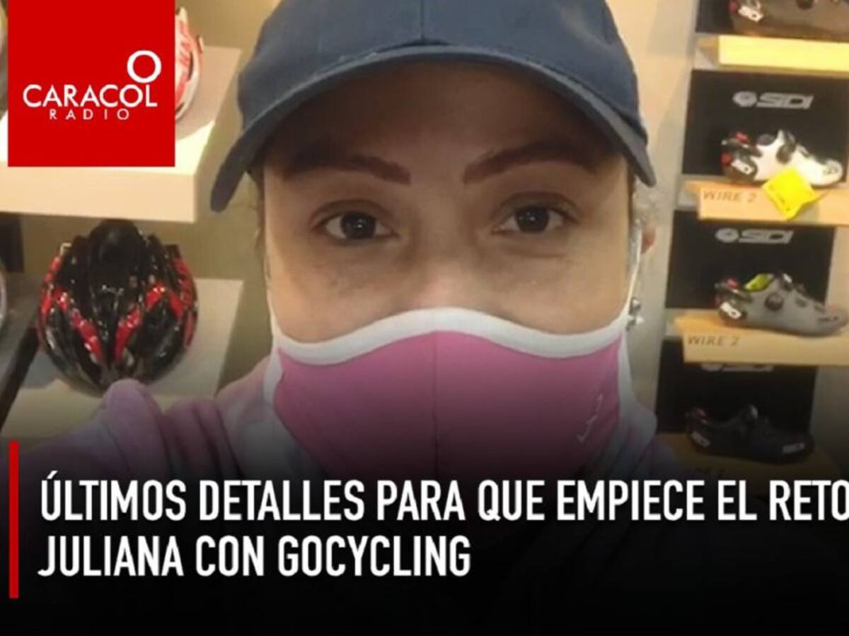 Últimos detalles para que empiece el reto de Juliana con GoCycling