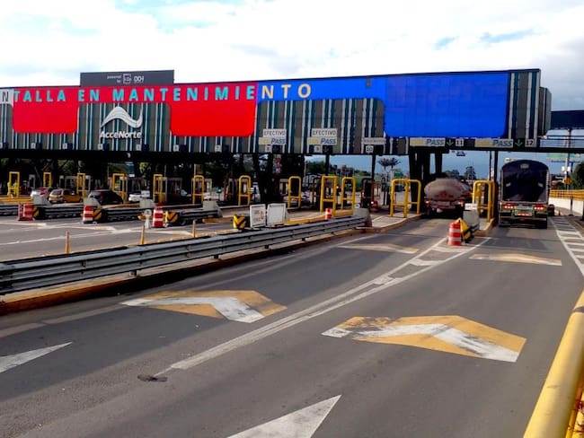 Ya está en firme el incremento a las tarifas de los peajes en la Autopista Norte de Bogotá