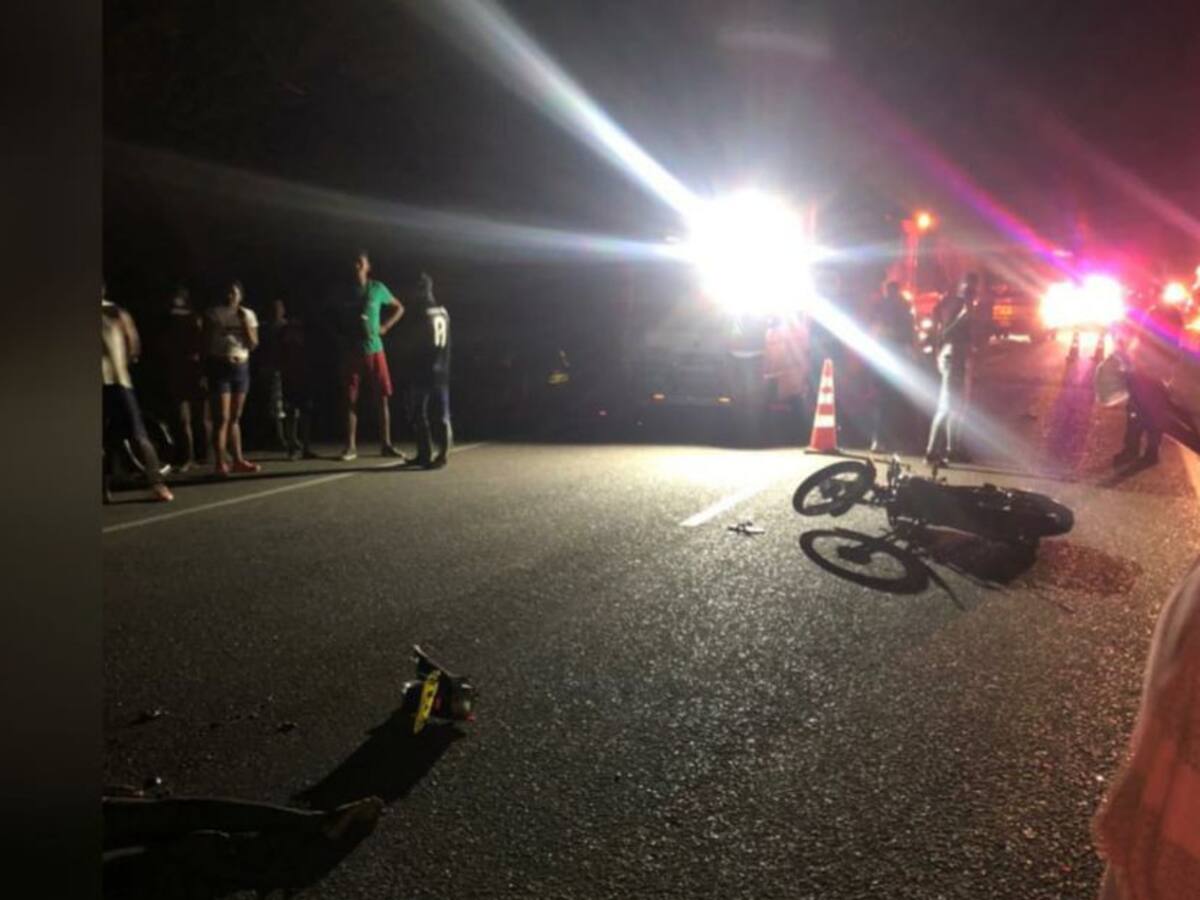 Un muerto y un herido en accidente de tránsito en la Vía al Mar