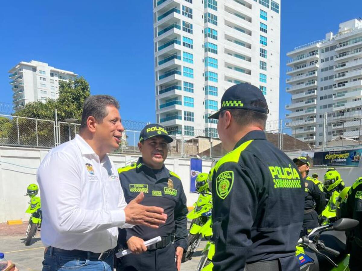 Policía recibió 40 motocicletas para fortalecer dispositivo de seguridad en Bolívar