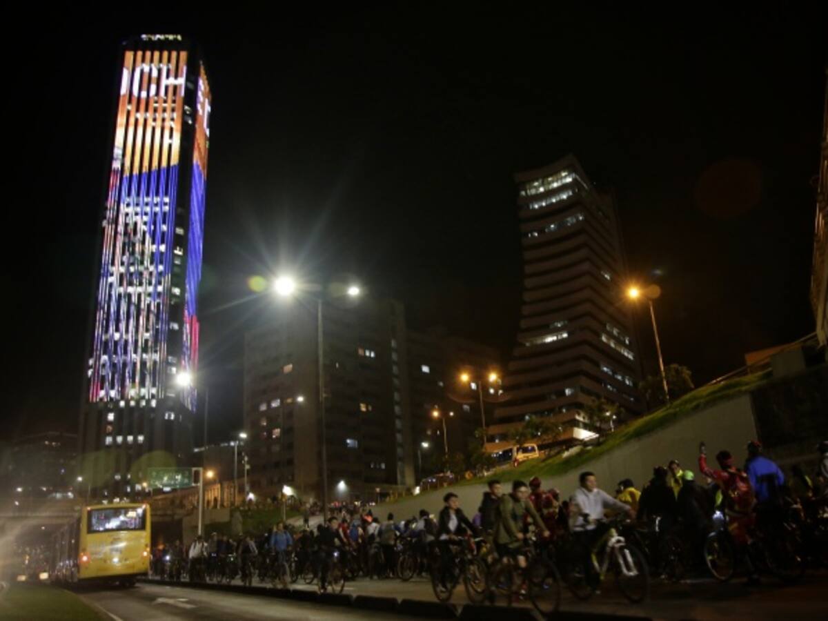 Este jueves será la Ciclovía Nocturna en Bogotá
