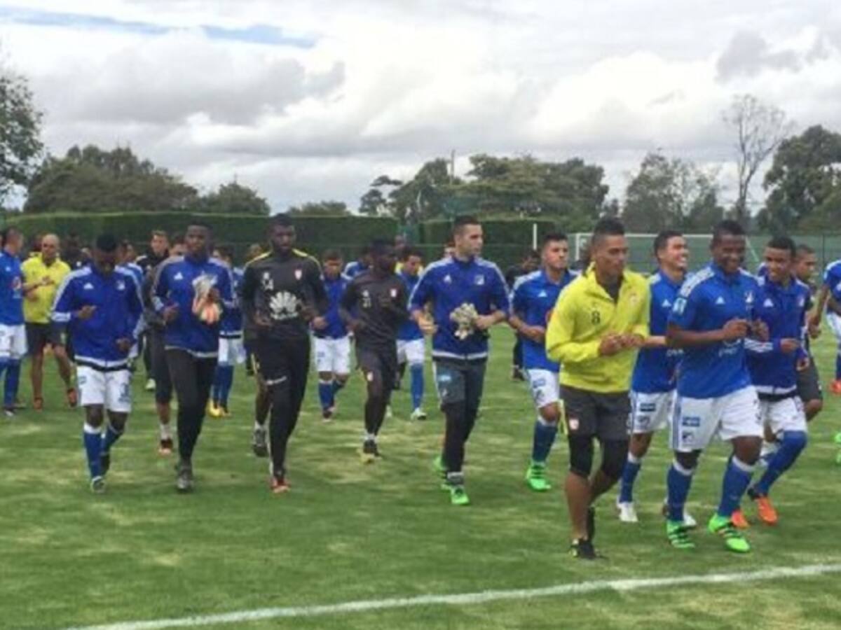 Millonarios y Santa Fe entrenaron juntos e invitaron a sus hinchadas a la tolerancia