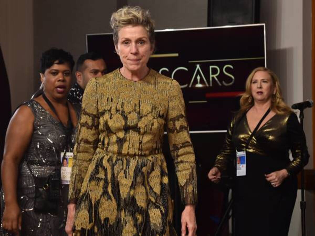 Detienen a hombre que robó el Óscar a McDormand y recuperan la estatuilla