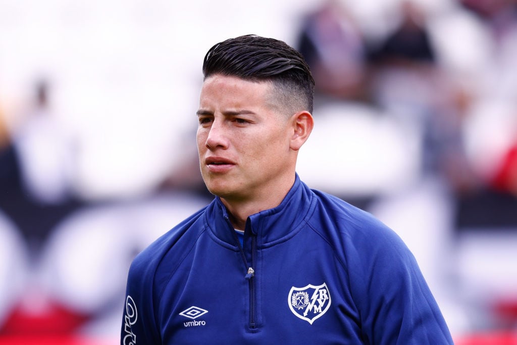 James Rodríguez durante el partido ante Alavés / Getty Images