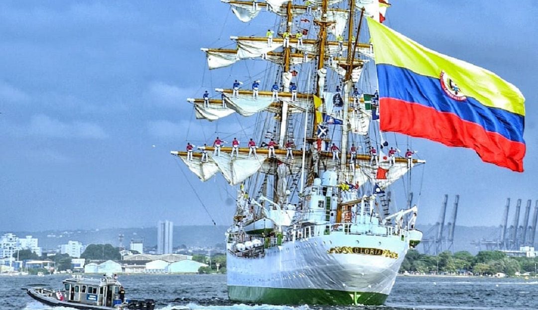 Más de 1.800 millas náuticas navegará el buque insignia de la Armada de Colombia