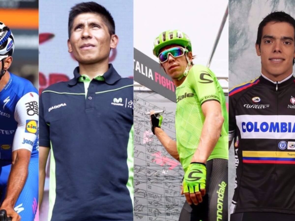 Nairo y Rigoberto Urán comandan la nómina para el Mundial de Ruta