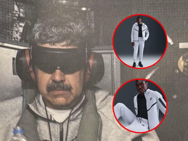 Se agotó la sudadera gris de Nike que usaba Nicolás Maduro durante su captura: Este es el precio