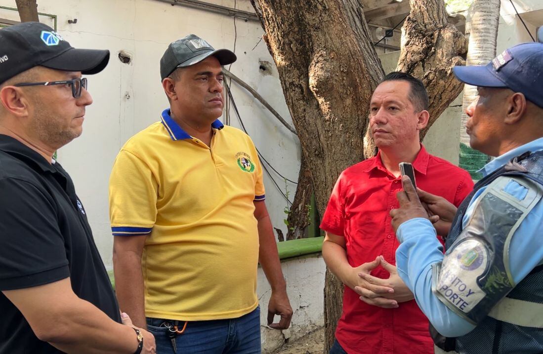 Tránsito de Soledad tras persecución contra conductor de un motocarro./ Foto: Tránsito de Soledad