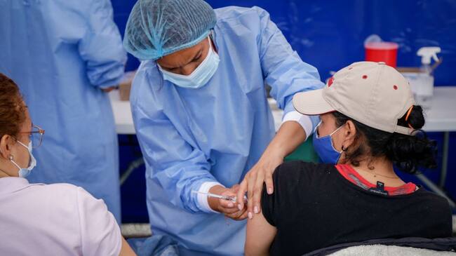 Punto de vacunación contra COVID-19