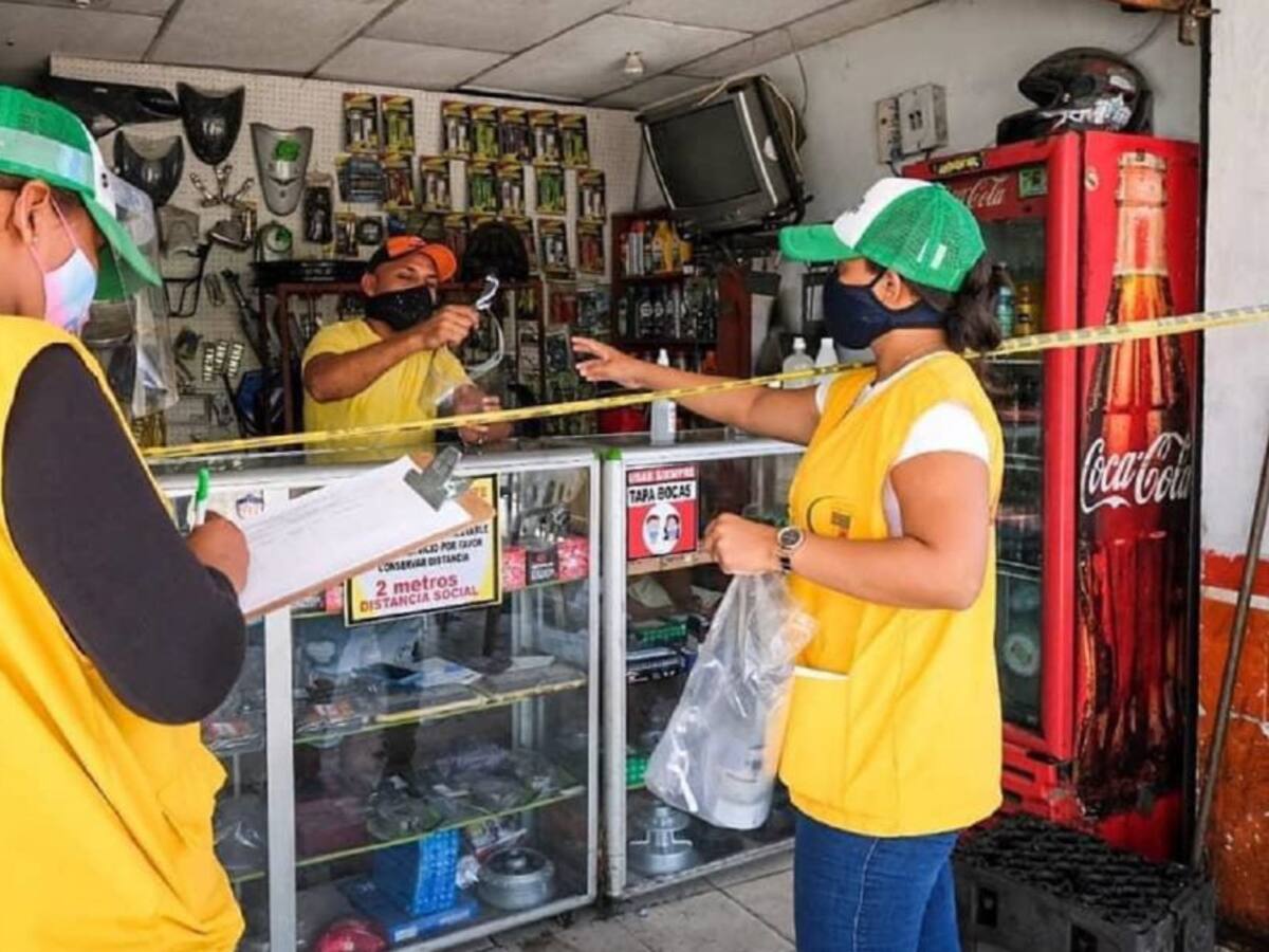 Lanzan campaña de mitigación del COVID-19 para comerciantes en Cartagena