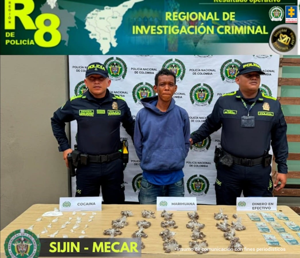 Cárcel para vendedor de estupefacientes en Turbaco, Bolívar