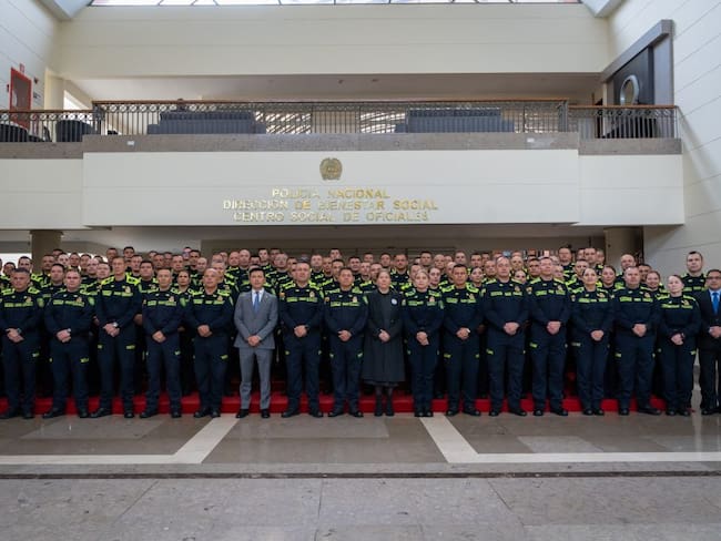 Reunión de comandantes policía con presidente Petro/ Foto MOE