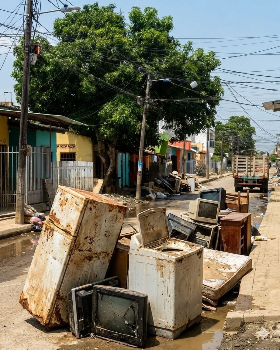 Anuncian jornada de recolección de residuos posconsumo en barrios afectados por inundaciones en Montería. Foto: CVS.