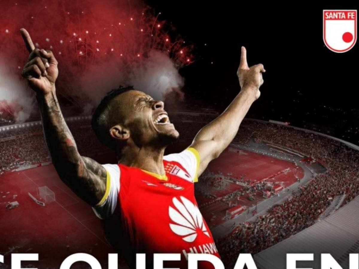 ¡El goleador se queda!: Wilson Morelo renovó 3 años con Santa Fe