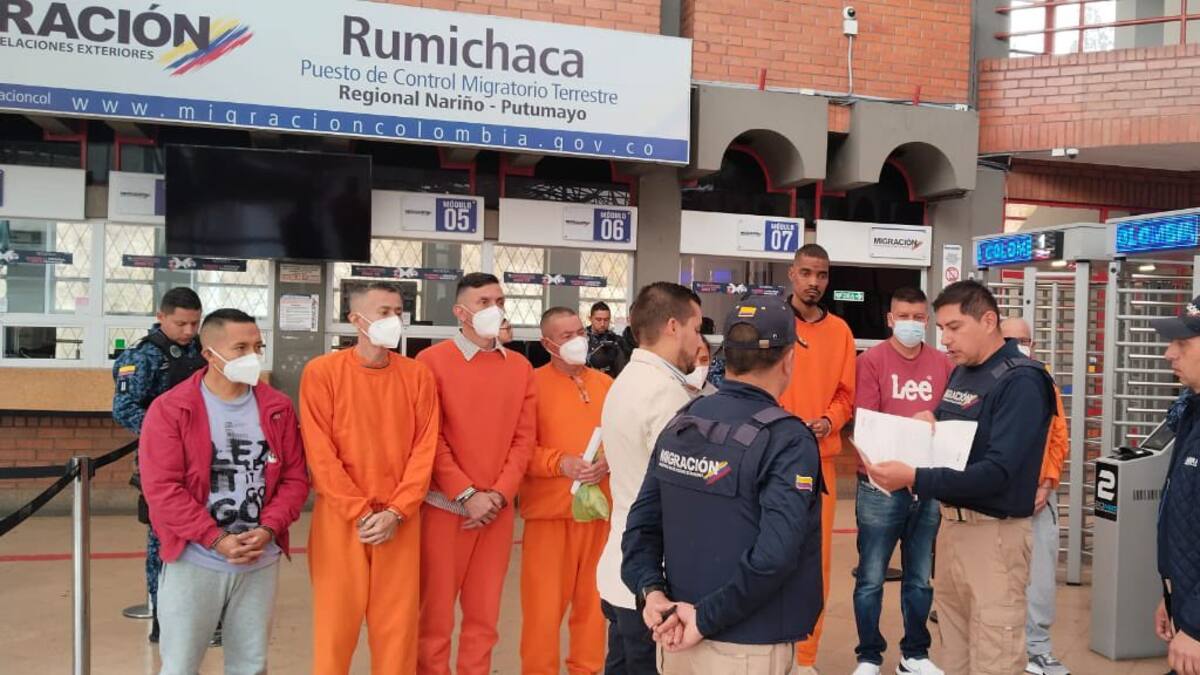 Ocho colombianos fueron repatriados desde Ecuador