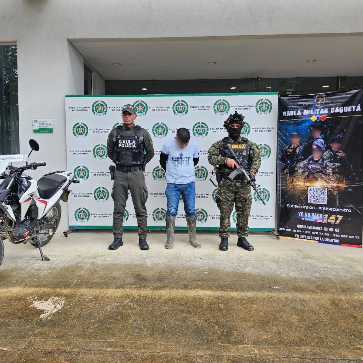 Capturan en Caquetá a presunto cabecilla financiero del GAO-r Frente Iván Díaz