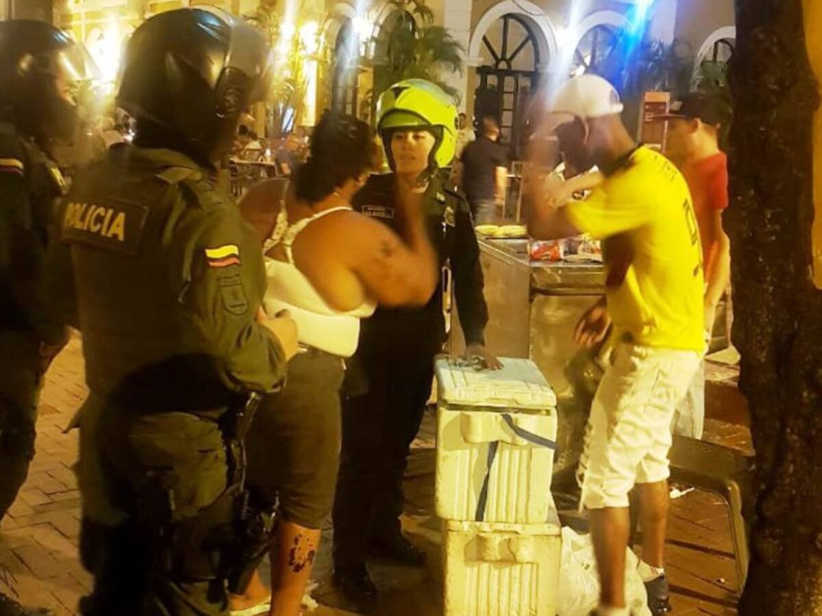 15 comparendos por ocupación indebida del espacio público en Cartagena