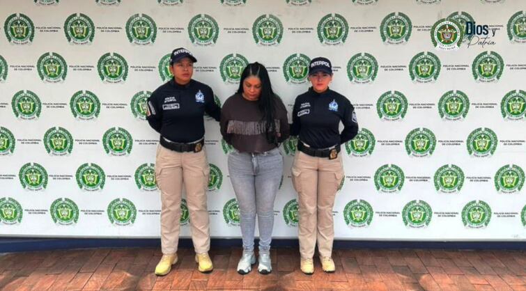 Carmen Gallardo estuvo prófuga de la justicia por más de 10 años. Foto: Dijín de la Policia.