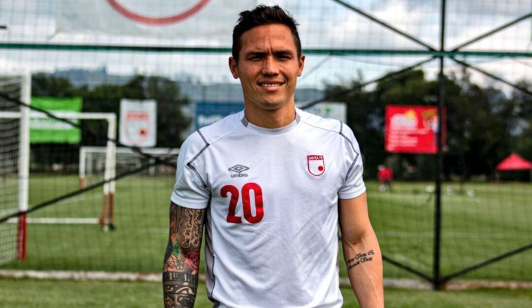 Luis Manuel Seijas, futbolista de Santa Fe