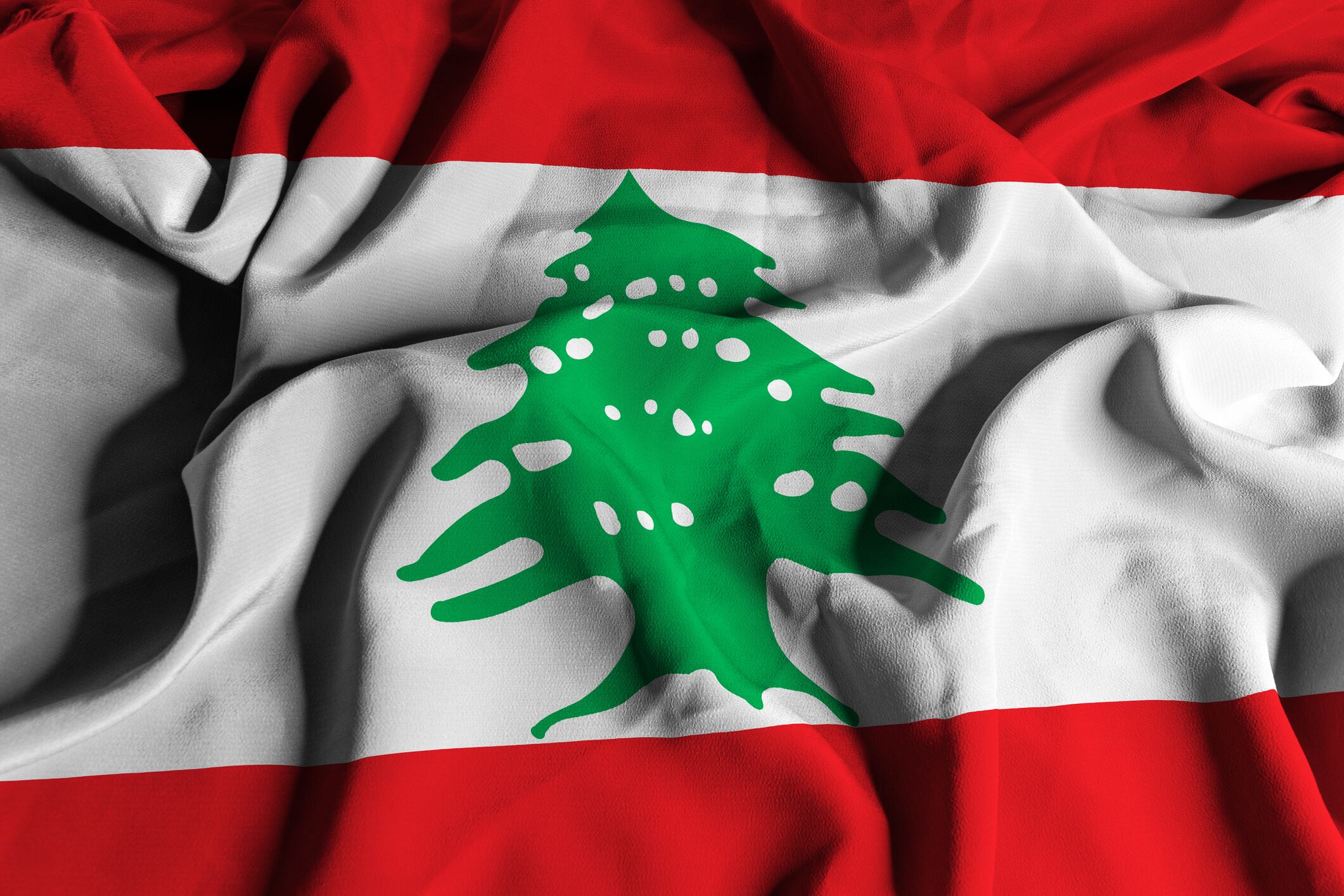 Bandera de Líbano. Foto: Getty Images