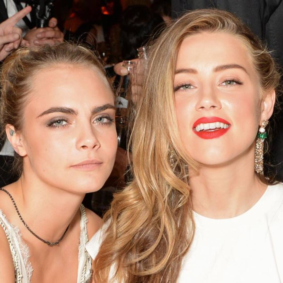 Amber Heard habría engañado a Johnny Depp con Cara Delevingne