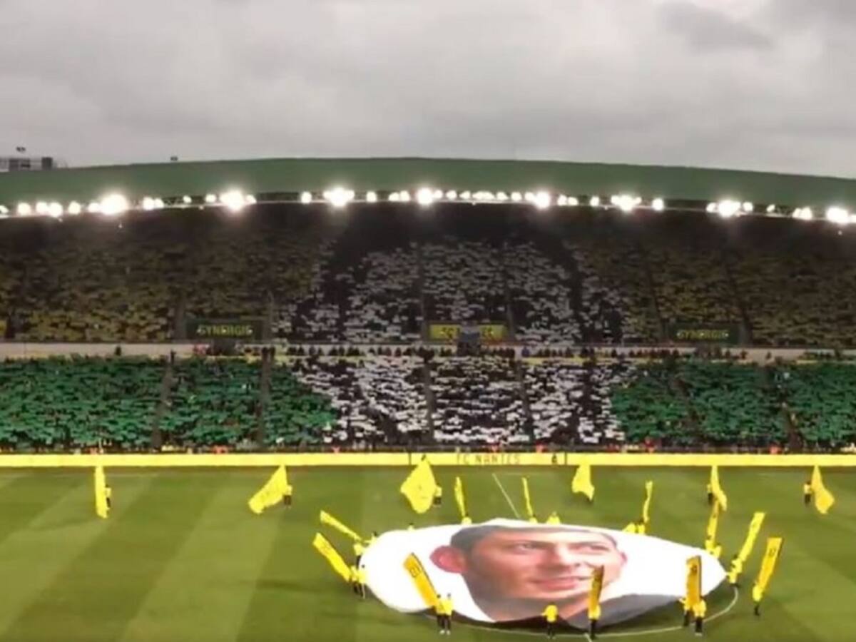 El emocionante homenaje que le hizo el Nantes a Emiliano Sala