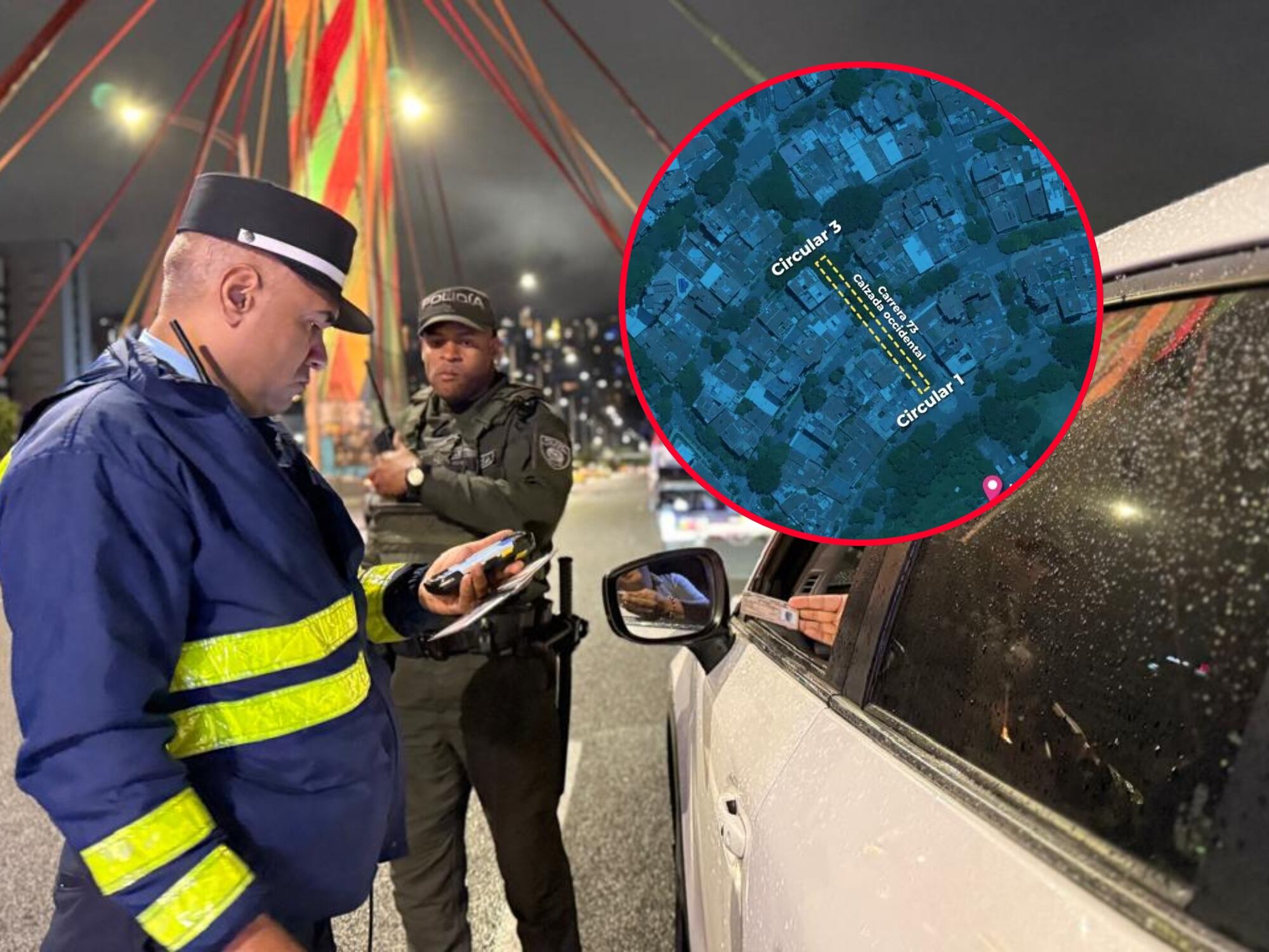 Cierres viales en Medellín. Foto: Alcaldía de Medellín.