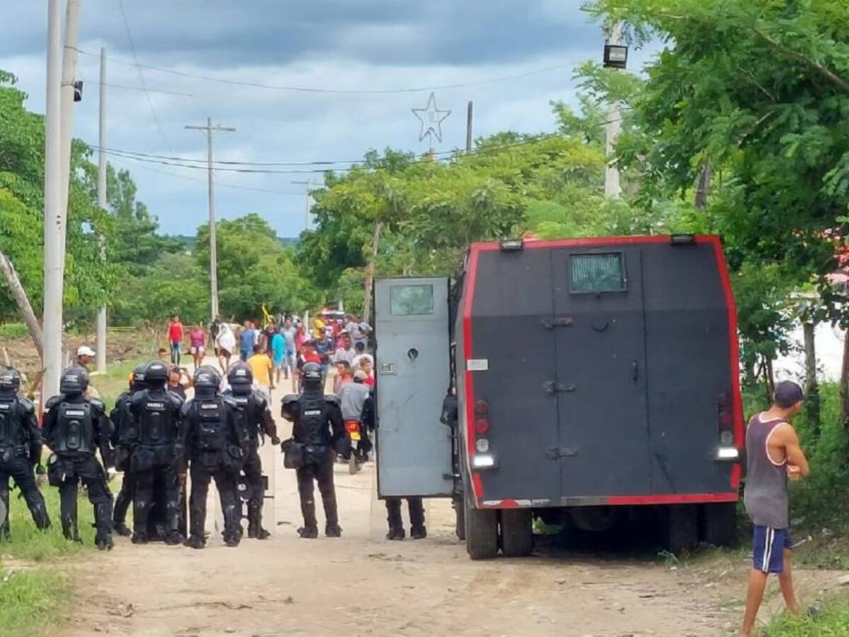 Tensión entre comunidad y autoridades por desalojo en finca de Galapa