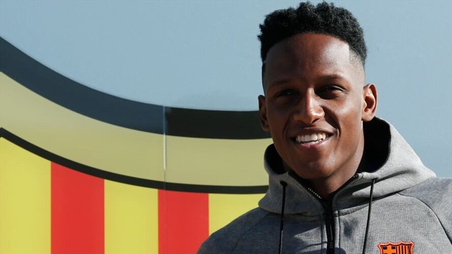 En declaraciones a los medios del club, el joven Yerry Mina ha admitido sentir "un orgullo indescriptible" con fichar por el Barça porque es algo que siempre soñó. Foto: Getty Images
