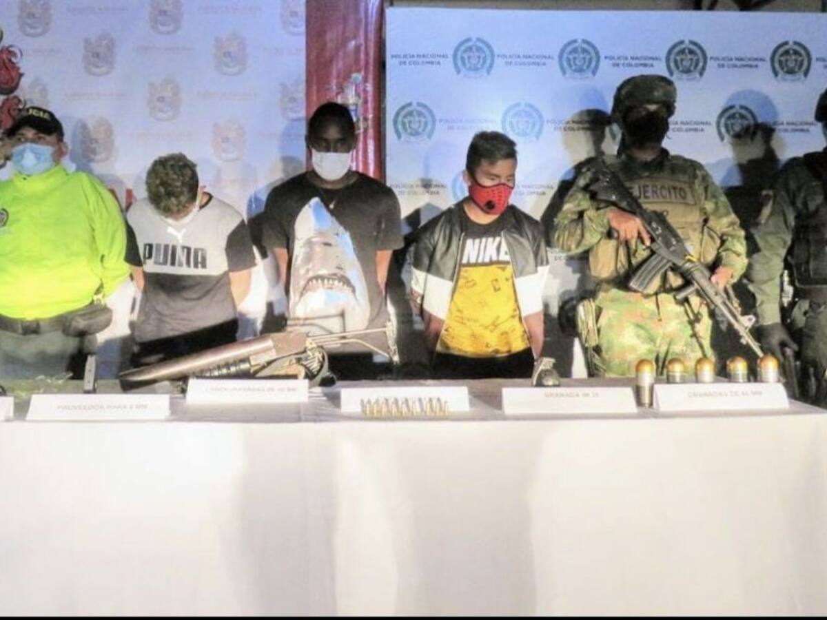 Capturan presuntos guerrilleros del ELN en Popayán